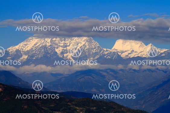 View of the Himalaya, Nepal