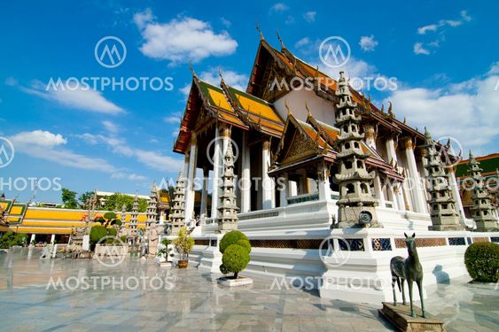 Wat Suthat rayal temple of Bangkok , Thailand