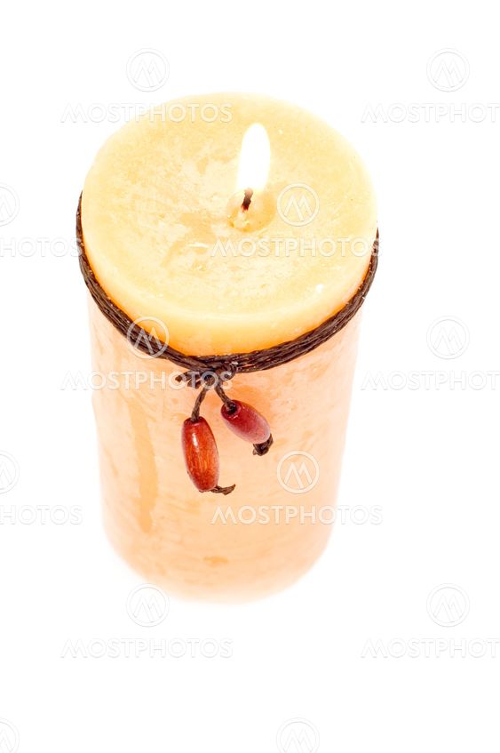 light scented candle
