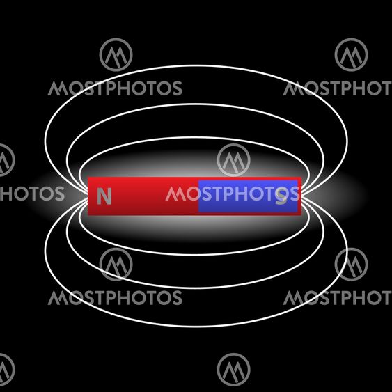 magnet and magnetic field eps10