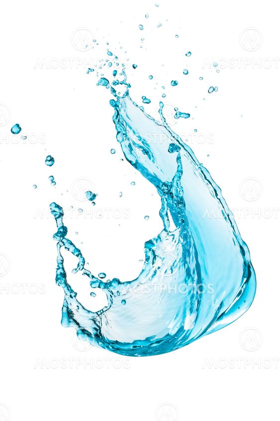 turquoise water splash