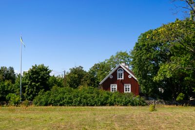 Rwed wooden house in Sweden