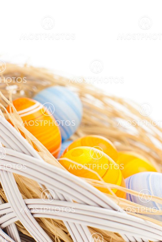Colorful Easter eggs