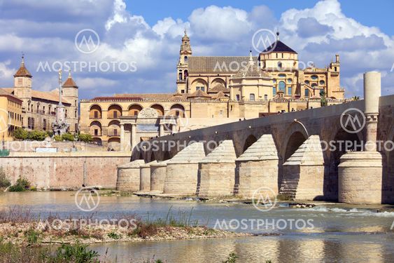 Mezquita and Roman Bridge in Cordoba