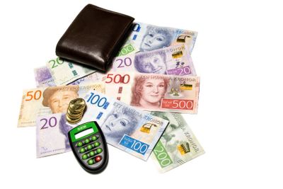 Svenska pengar, kontanter
