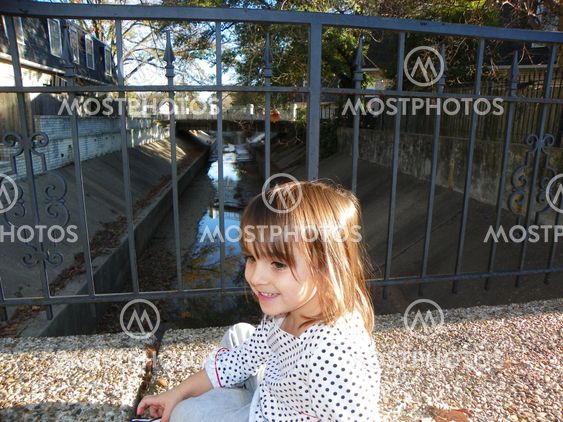 Child on a Bridge