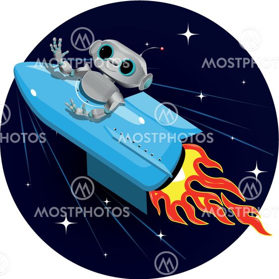 robotti tilaa-Rocket
