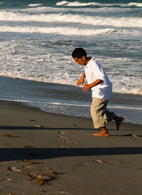 Picture of family at beach
