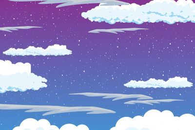 Blue Sky with cloud background vector. Summer beauty...