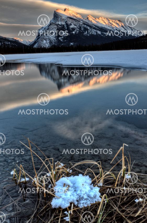Mount Rundle and Vermillion Lakes