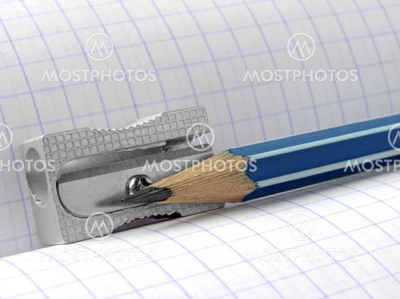 sharpener and pencil
