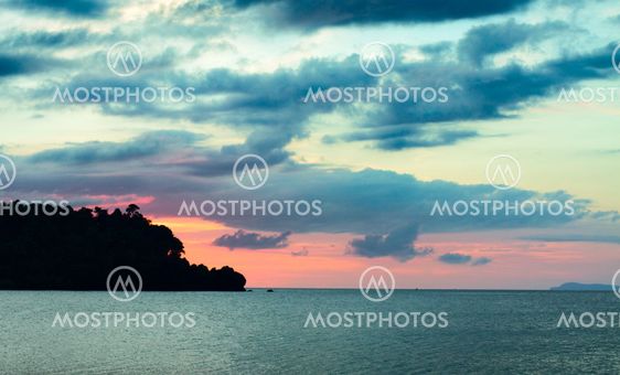 Sunset over Andaman Sea