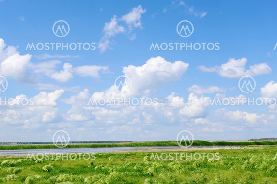 water and sky landscape