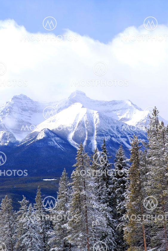 Winter mountains