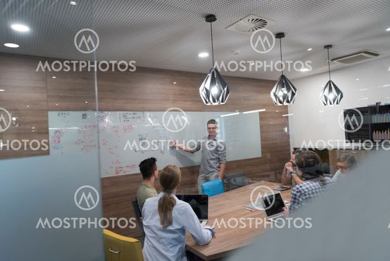 startup business team on meeting