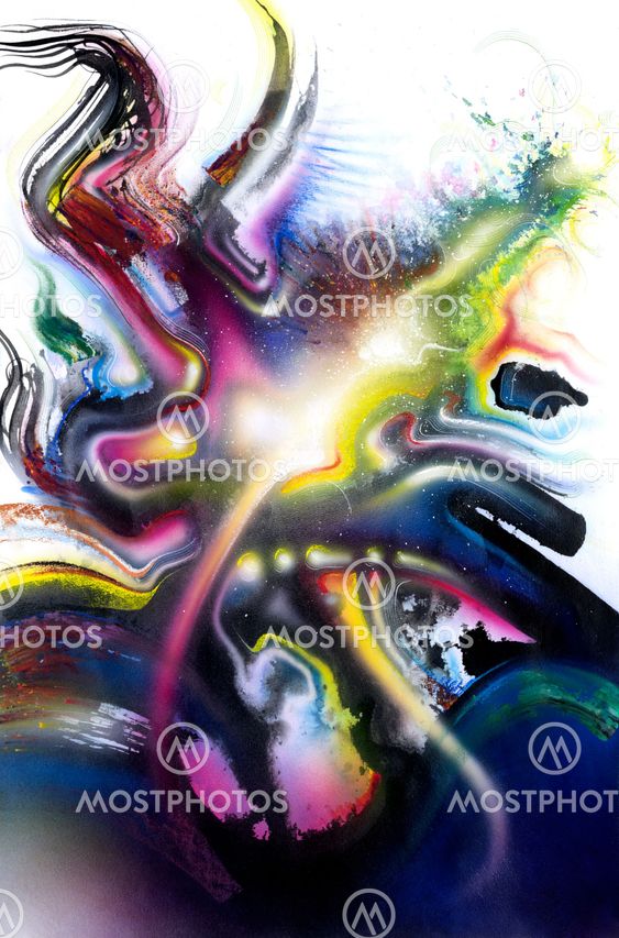 multicolored vivid Splash