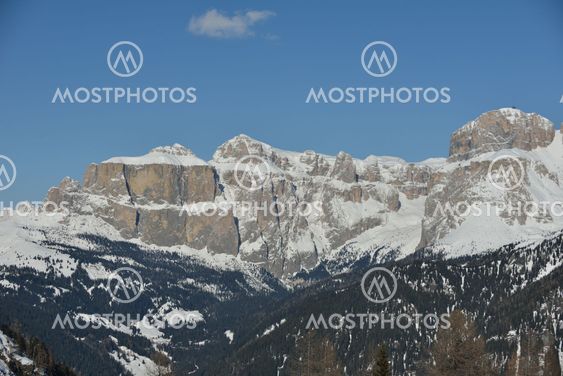 mountain winter nature