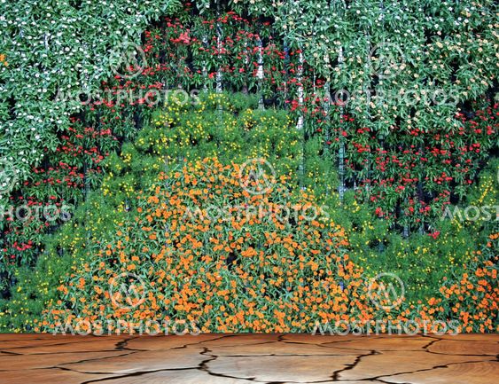 flower wall vertical garden