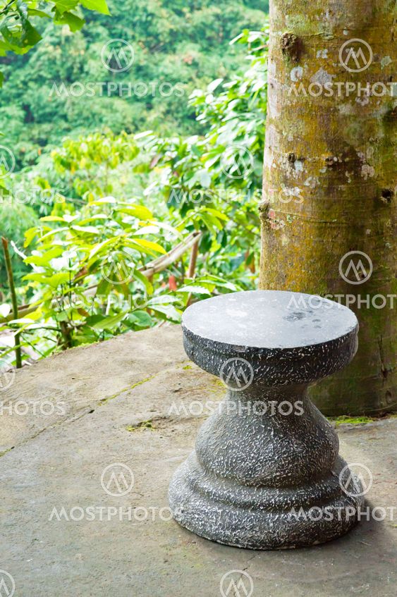 Alone stone stool