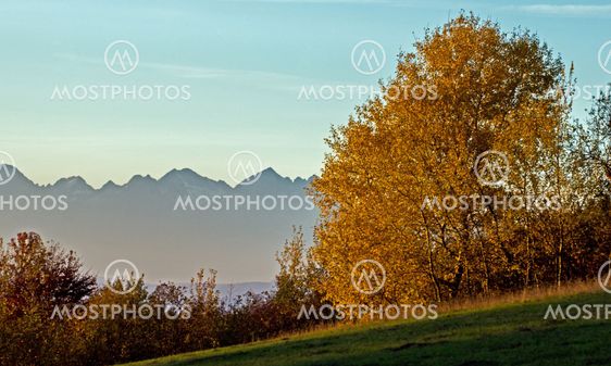 Panorama of mountains
