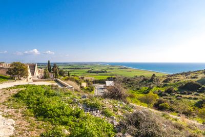 Mediterranean seacoast on Cyprus