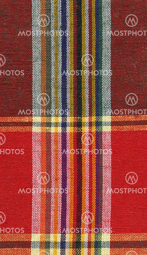 Red square fabric pattern
