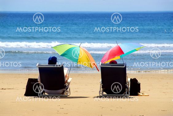 Couple beach