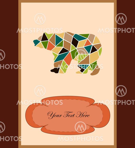 Mosaic bear