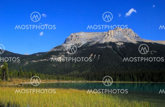 Fossils Range at Emerald Lake, Yoho National Park, Canada