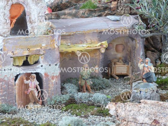Italian Christmas crib