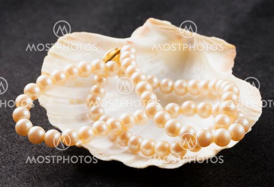 Pearls in shell