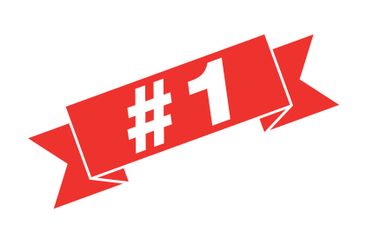 Number 1 Letter Rubber Stamp Vector Template