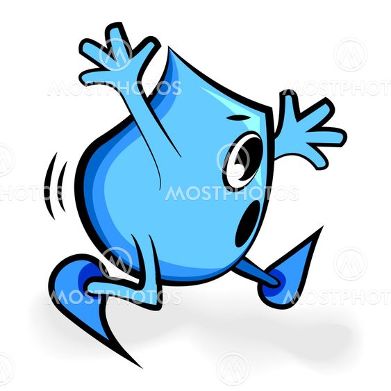 Cartoon character - Blinky -scared