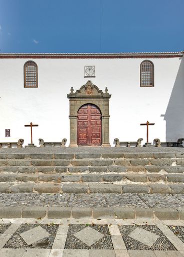 Architecture, building and wooden door outdoor on city...