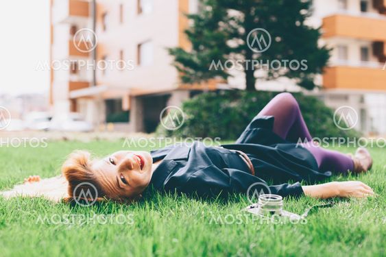 Young hipster photographer