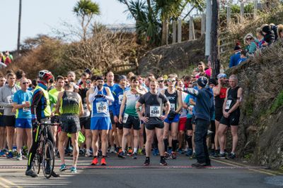 Wicklow, Ireland. 24th Mar 2019. Race start for Wicklow...