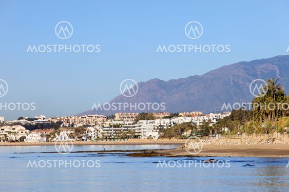 Puerto Banus Skyline in Spain
