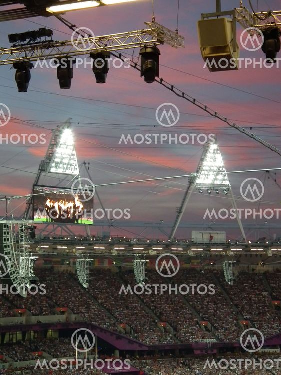 Olympic Stadium Sunset