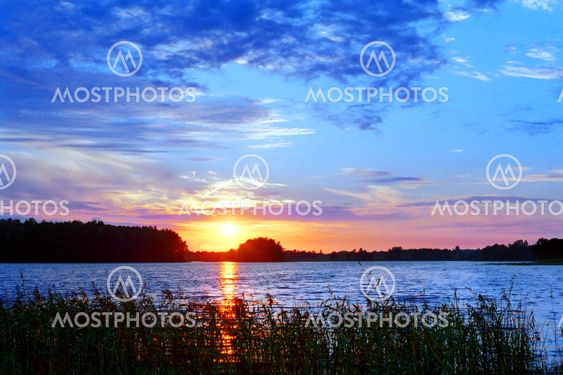 sunset lake