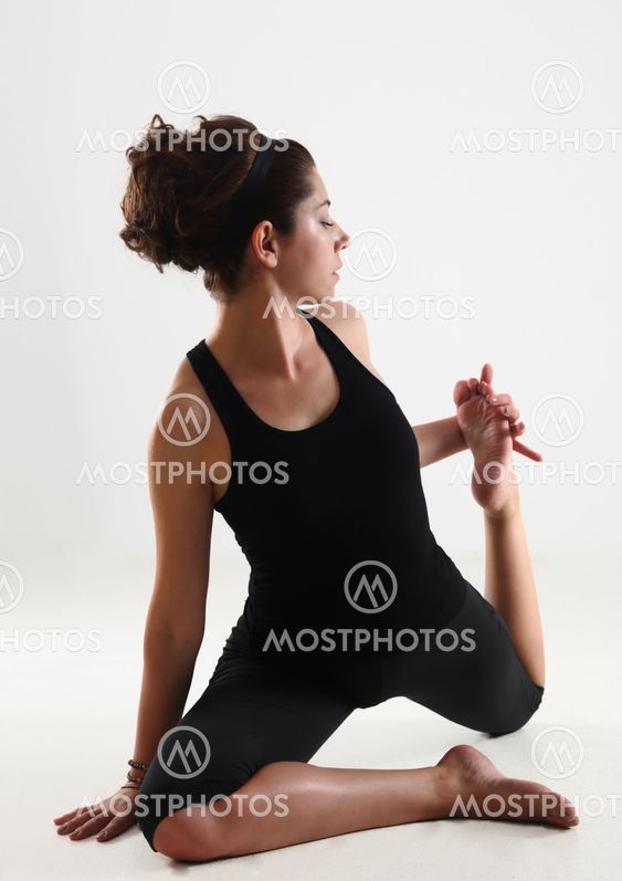 Girl and yoga