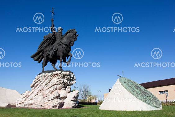 Statue of Alfonso VI, Toledo, Castilla la Mancha, Spain