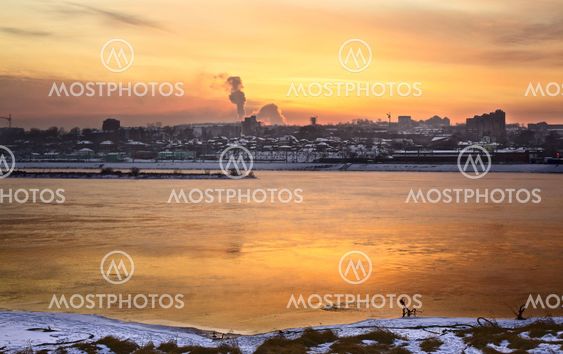 Sunset over Angara