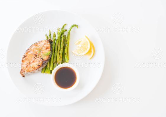 grilled mackerel steak