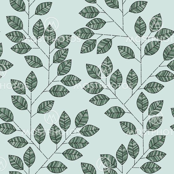 Branch seamless pattern