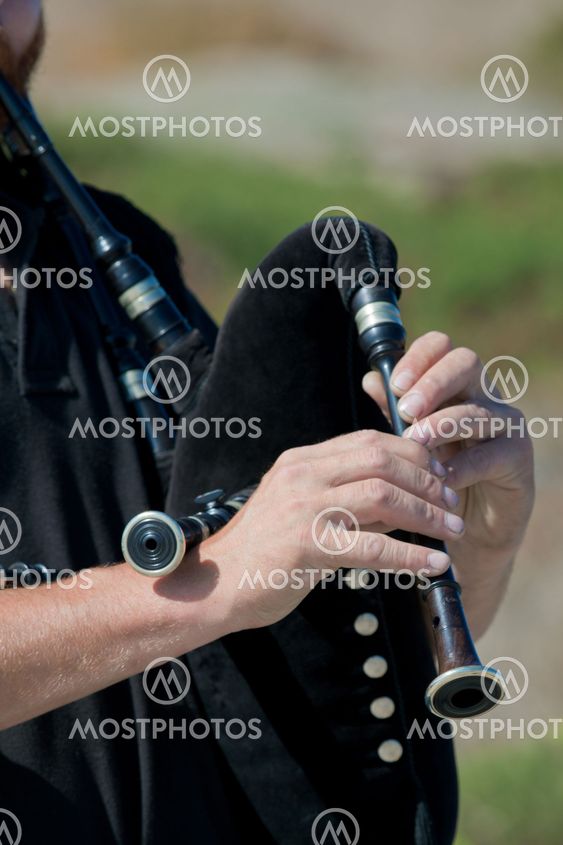 Piper in La Coruña, Galicia, Spain