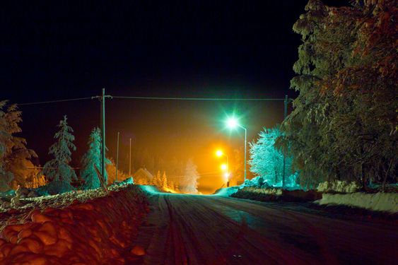 Ljus i minus 33 grader