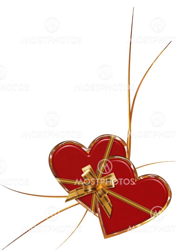 isolated two heart