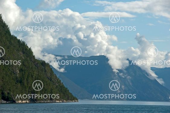 Fjord and mountain