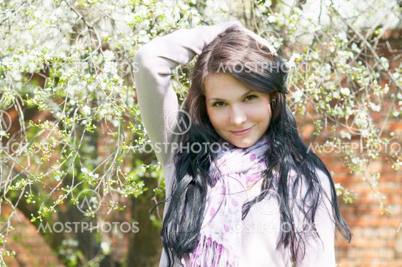 Portrait of beautiful woman