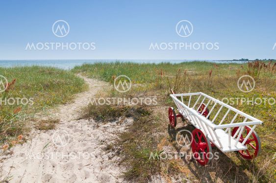 The way to the beach
